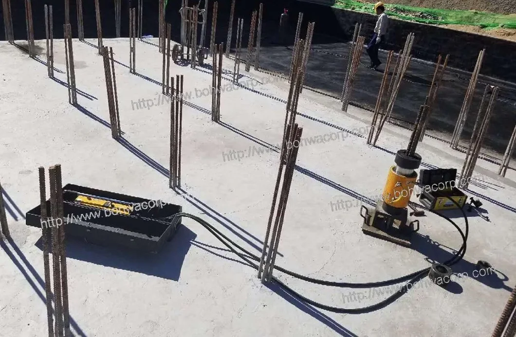 Rock Bolt Pull out Testing Machine Capacity with Testing 100t