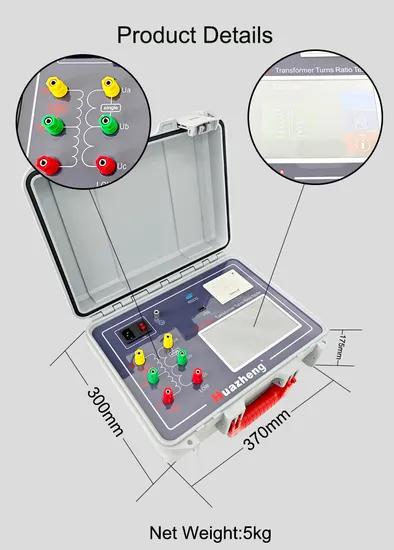 Hztr80A TTR Meter Handheld Three Phase Transformation Turns Ratio Tester 
