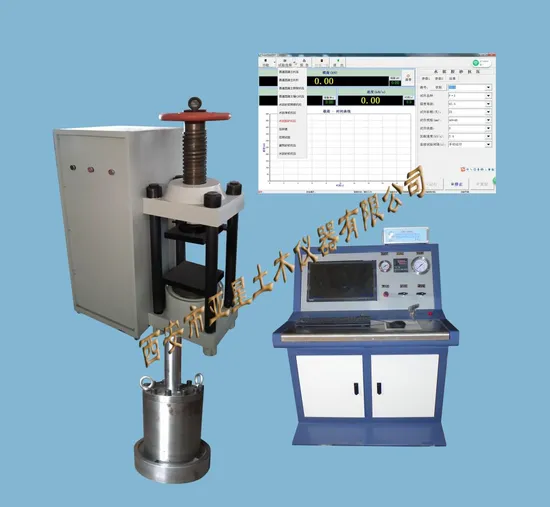 Laboratory Digital Fully Automatic Rock Triaxial Compression Testing Machine 