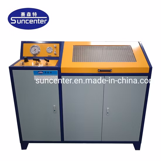 Suncenter Manual Control Hydraulic Burst Test Bench Pressure Testing Machine for Hose Tube