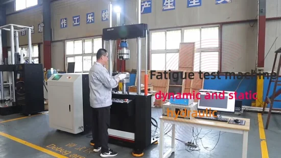 High Frequency Computer Controlled Hydraulic Dynamic Load Bearing Fatigue Tester