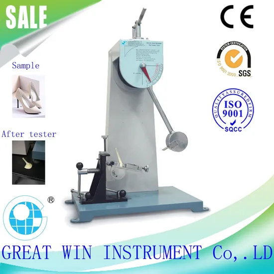 Heel Impact Tester for Shoe Evaluation 