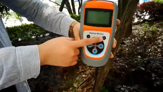 Portable Agricultural Weather Monitoring System 